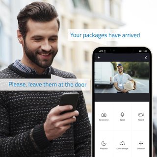 NIVIAN Cámara Vigilancia WiFi Exterior 2K