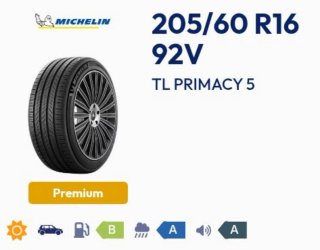 Neumático Michelin 205/60 R16 92V