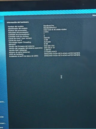 MacBook Pro 13 8GB/256GB 2016