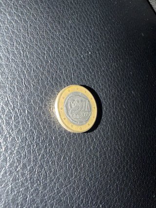 Moneda 1 Euro Grecia Búho 2002 Defecto
