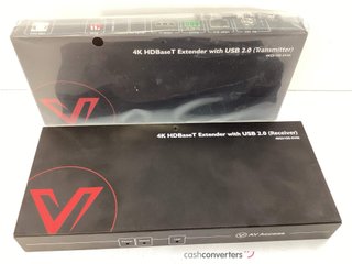 transmisor audio video av access 4kex100-kvm
