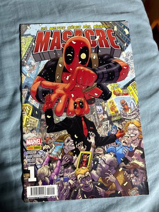 Masacre comic de marvel de grapa. Numero 1