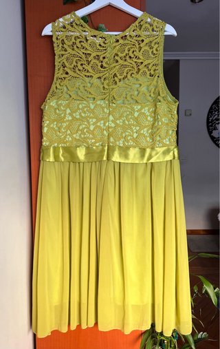 Vestido verde pistacho Talla XL- Nuevo