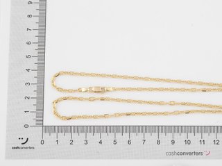 cadena oro 18k 30cm