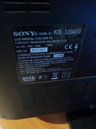 Televisor Sony Negro/Gris KLD32U4000 negociable