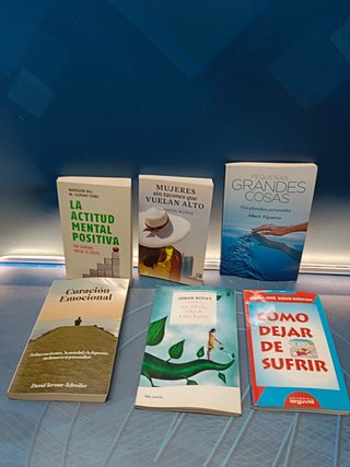 6 libros de autoayuda diferentes autores