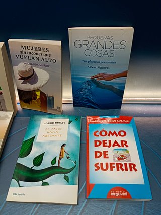 6 libros de autoayuda diferentes autores