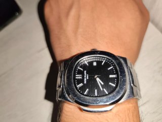 Patek Philippe Geneve Reloj Negro/Plata