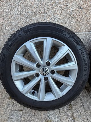 4 llantas + neumáticos 205/55/16 Volkswagen