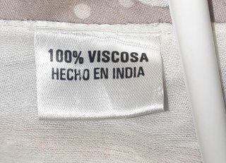 Vestido Boho Chic Hindú Blanco y Dorado