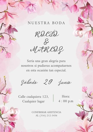 INVITACIONES PARA BODAS, CUMPLEAÑOS Y EVENTOS