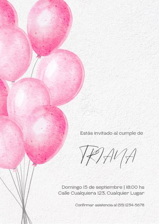 INVITACIONES PARA BODAS, CUMPLEAÑOS Y EVENTOS