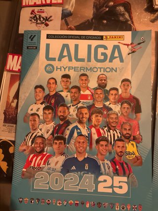 Lote 3 Álbumes LaLiga Hypermotion 24/25 + 352 Crom