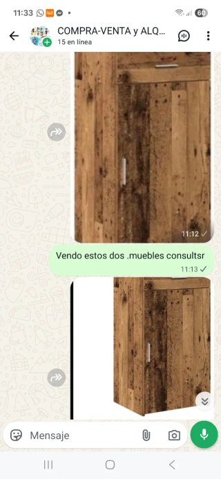 Dos muebles de bufete