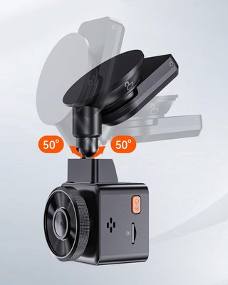 VANTRUE soporte ventosa cámara coche GPS USB-C