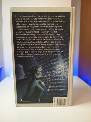 LIBRO HARRY POTTER Y LA ORDEN DEL FENIX