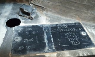 Paragolpes trasero bmw 389473 serie berlina (e36)