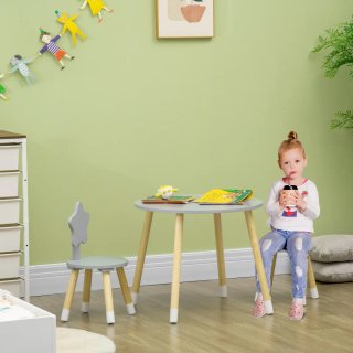 Mesa y 2 Sillas Infantiles estrella de 18 m a 24 a