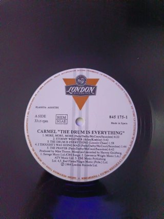 Vinilo Carmel - The Drum Is Everything