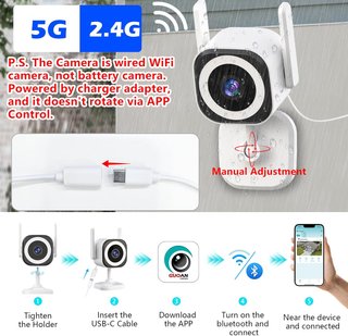 Cámara seguridad 5G con visión nocturna