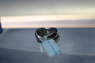 Anillo de plata de ley. Luxenter. 17 mm, talla 14.