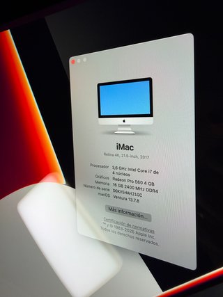 iMac 4K 16GB RAM 1TB SSD i7
