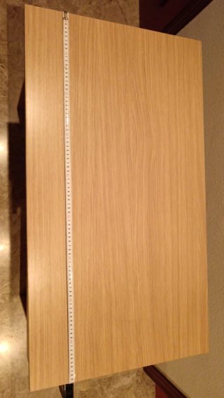 Escritorio madera color miel