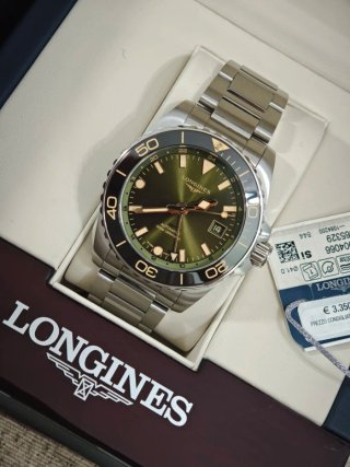 Longines Hydroconquest GMT 41mm Verde
