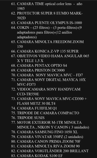 Colección de Cámaras Fotográficas