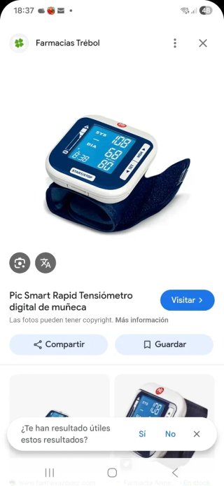 Tensiómetro Digital de Muñeca PIC CardioFree