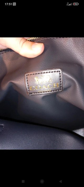 Bolso Coach Negro