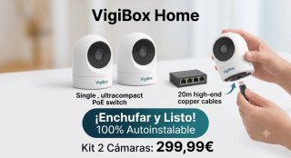 Kit 2 Cámaras VigiBox Full HD PoE