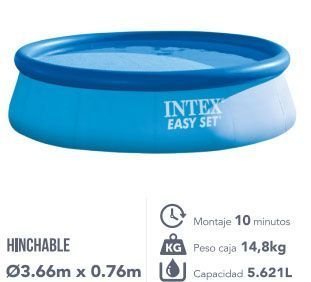 PISCINA INTEX EASY SET 366x76