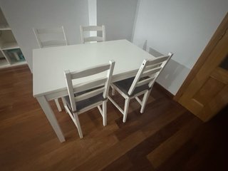 Mueble TV , mesa centro , mesa + 4 sillas