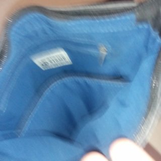 Bolso bandolera cuero y tela