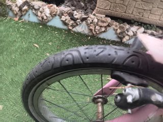 Bicicleta infantil rosa