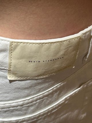 Zara Bermudas Vaqueras Blancas