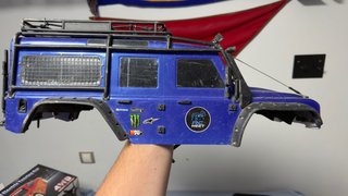 Carrocería Traxxas TRX4 Defender Azul