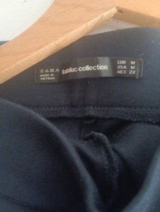 Pantalón mujer azul marino con cremalleras