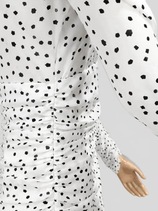 Vestido Fruncido Shein Talla M