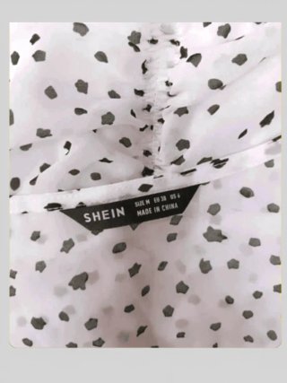 Vestido Fruncido Shein Talla M