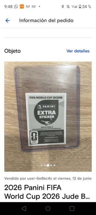 Cromo Jude Bellingham Extra Stickers Oro
