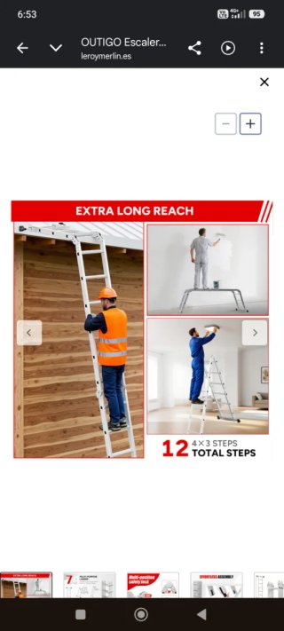 Escalera multifuncional 7 en 1 (Huelva).