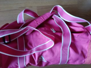Lote Bolsa de viaje Adidas rosa y mochila Nike