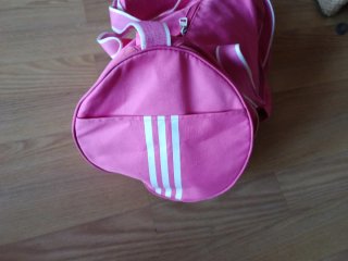 Lote Bolsa de viaje Adidas rosa y mochila Nike