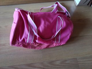 Lote Bolsa de viaje Adidas rosa y mochila Nike