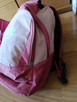 Lote Bolsa de viaje Adidas rosa y mochila Nike