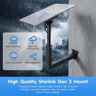 TRIDEP Soporte Pared Starlink Gen 3 Telescópico