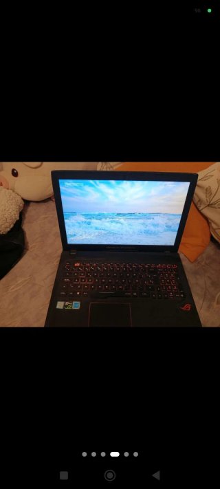 Portátil ASUS ROG Negro/Rojo