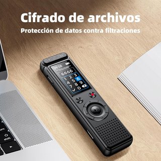 GONIKLI F1 Grabadora Digital MP3 64GB Activada Voz